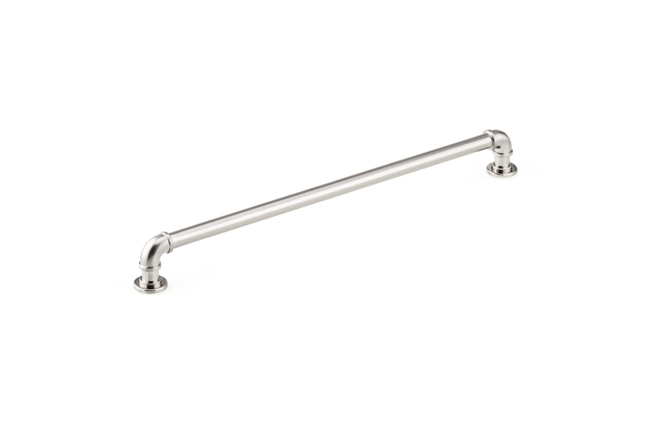 Richelieu BP2209320195: 320mm cc Steampunk Cabinet Pull - Brushed Nickel