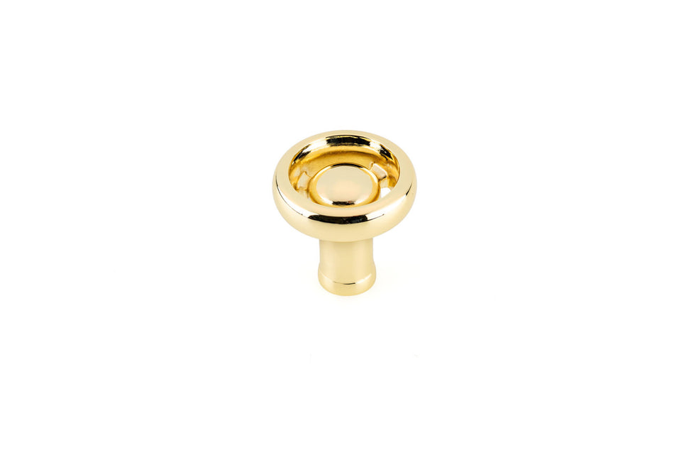 Richelieu BP220936130: 1-13/32" Steampunk Round Cabinet Knob - Brass
