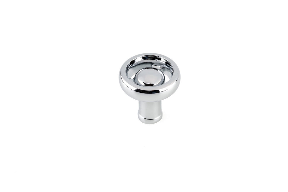 Richelieu BP220936140: 1-13/32" Steampunk Round Cabinet Knob - Chrome