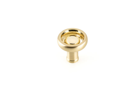 Richelieu BP220936160: 1-13/32" Steampunk Round Cabinet Knob - Satin Brass