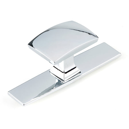 Richelieu BP224543140: 90mm Abbydale Wardrobe Knob w/Backplate - Polished Chrome