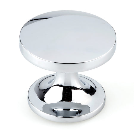Richelieu BP226544140: 1-3/4" Dalhousie Wardrobe Knob w/Backplate - Polished Chrome