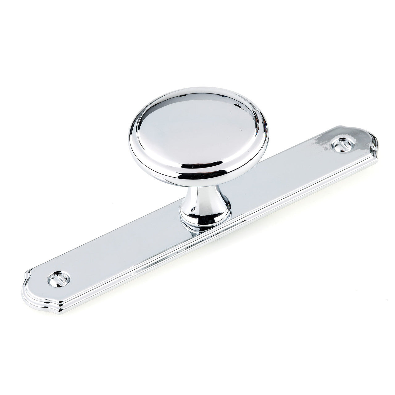 Richelieu BP228640140: 1-9/16" Altadore Wardrobe Knob w/Backplate - Polished Chrome