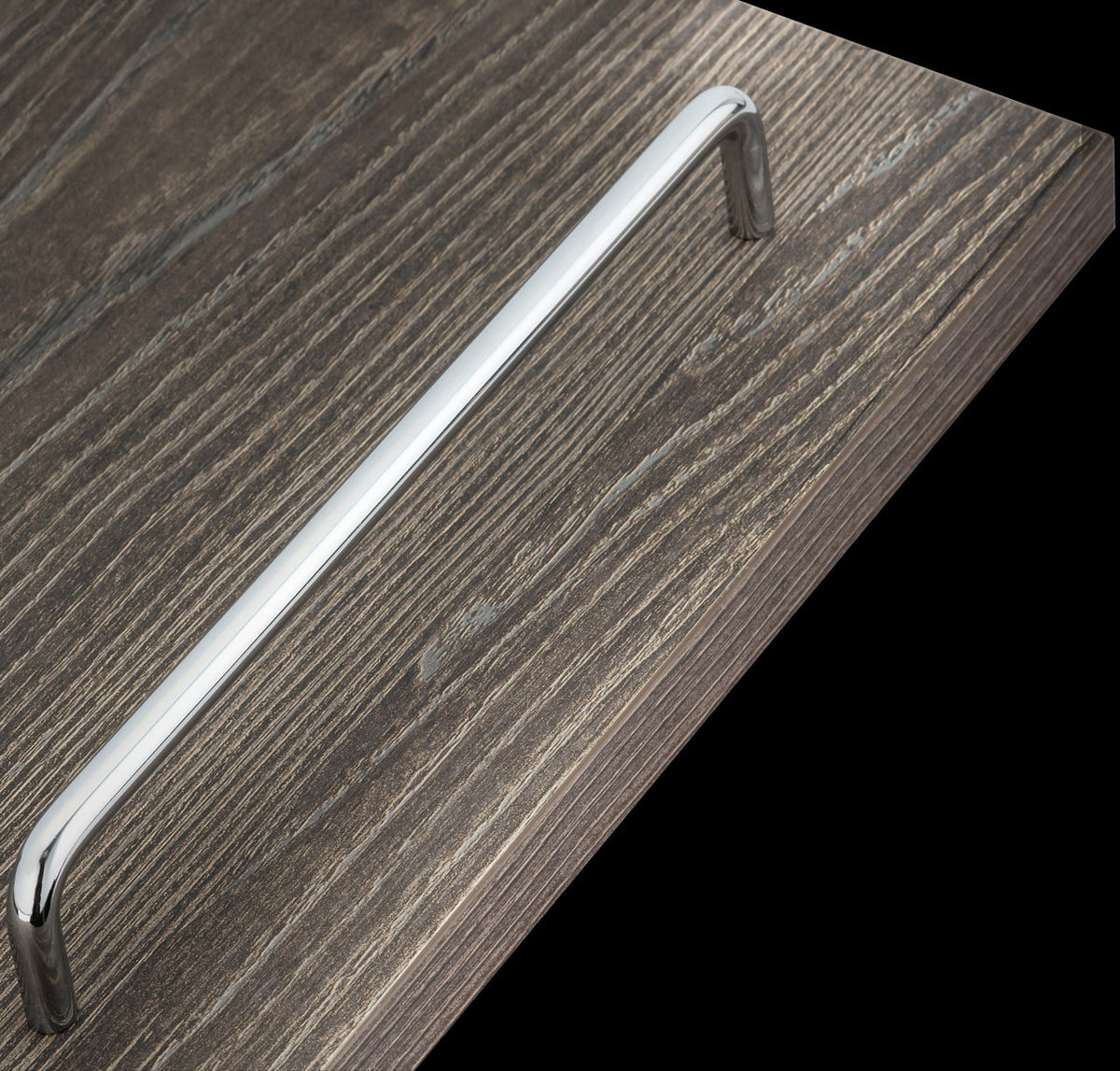 Richelieu BP2288256140: 256mm cc Castleton Wire Cabinet Pull - Polished Chrome