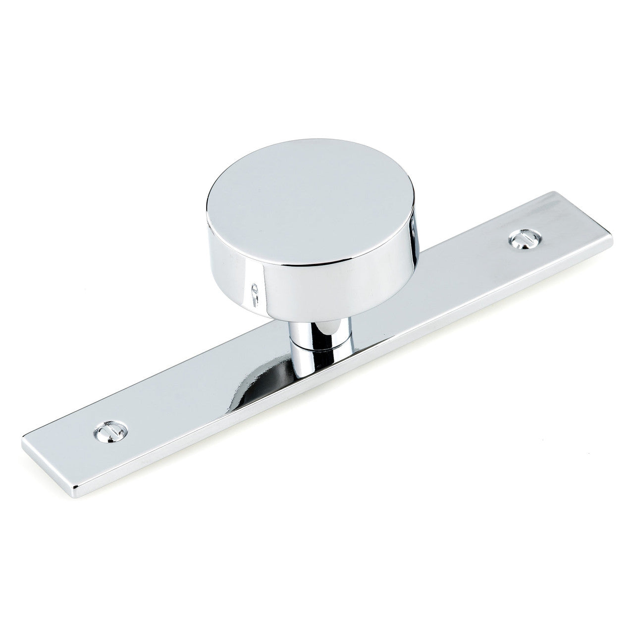 Richelieu BP229540140: 1-9/16" Cranston Wardrobe Knob w/Backplate - Polished Chrome