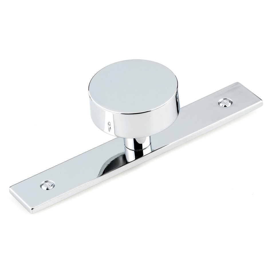 Richelieu BP229540140: 1-9/16" Cranston Wardrobe Knob w/Backplate - Polished Chrome