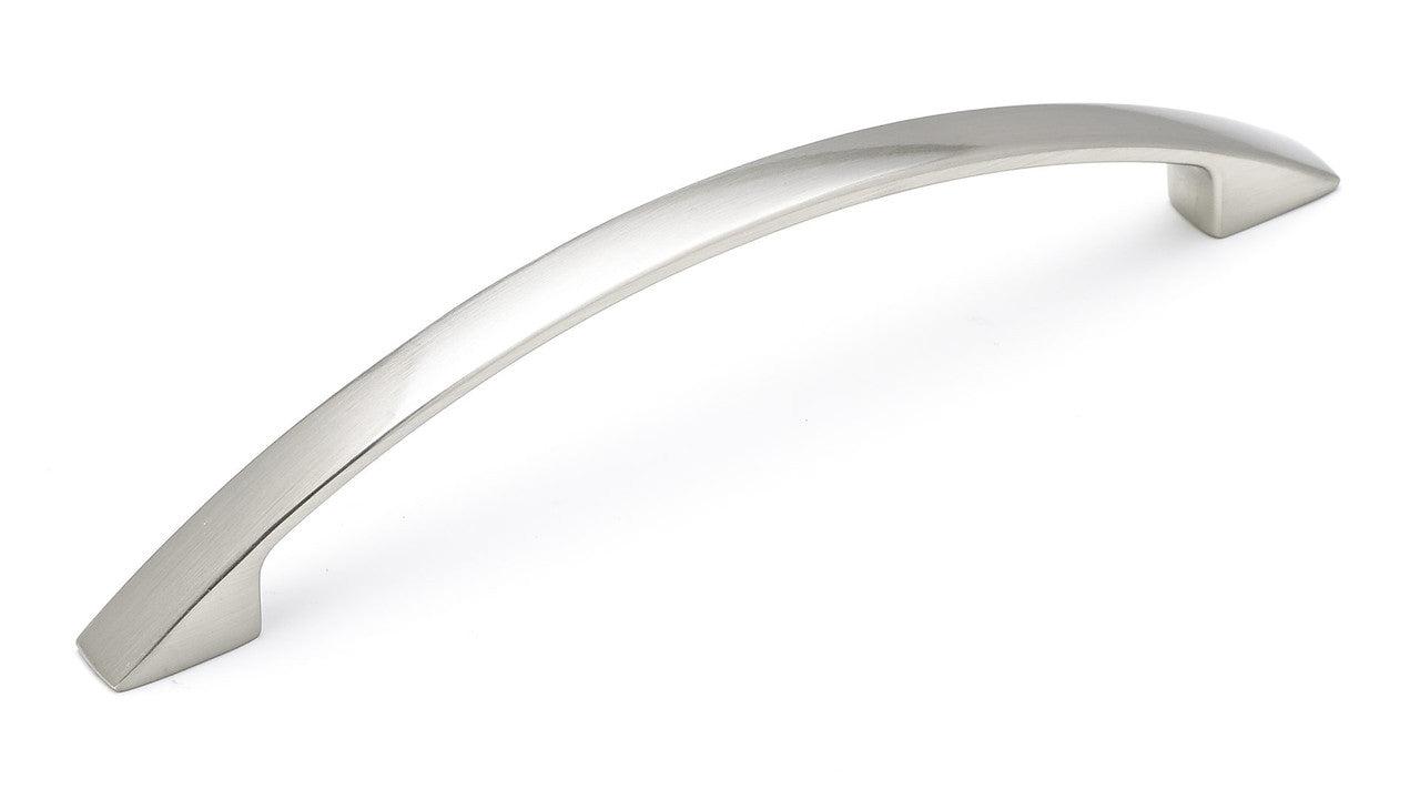 Richelieu BP23103128195: 128mm cc Cambria Cabinet Pull - Brushed Nickel