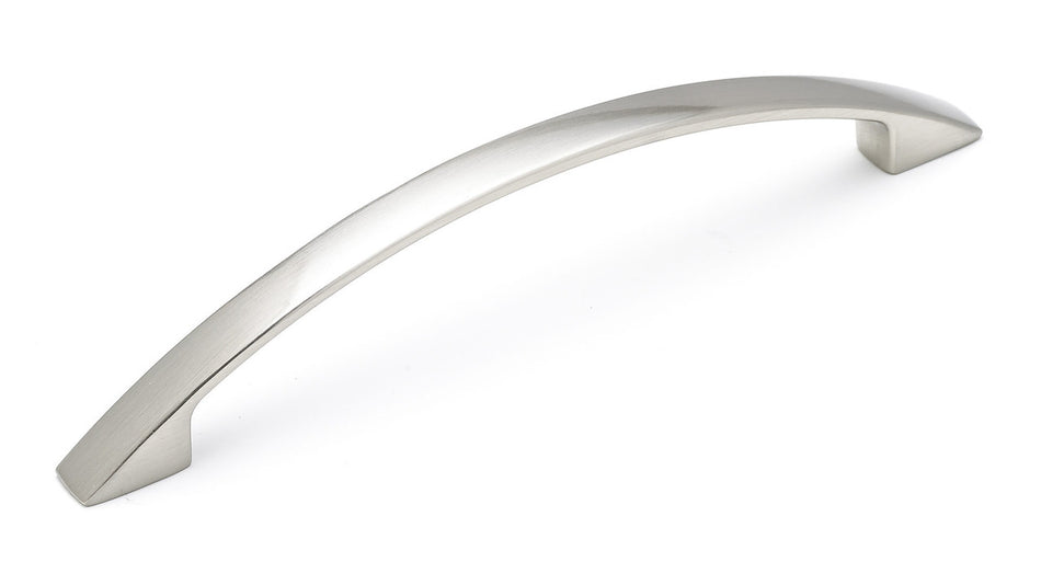 Richelieu BP23103128195: 128mm cc Cambria Cabinet Pull - Brushed Nickel
