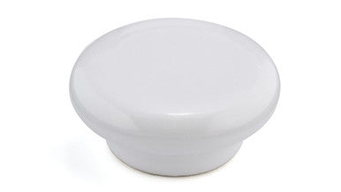 Richelieu BP2315030: 2" Cherbourg Ceramic Cabinet Knob - White