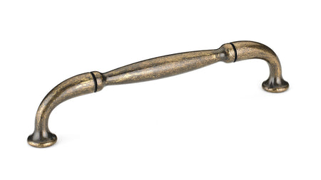 Richelieu BP23737128BB: 128mm cc Hudson Cabinet Pull - Burnished Brass