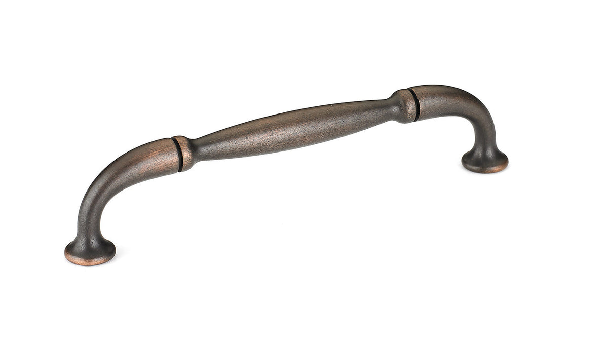 Richelieu BP23737128BORB: 128mm cc Hudson Cabinet Pull - Brushed Oil Rubbed Bronze