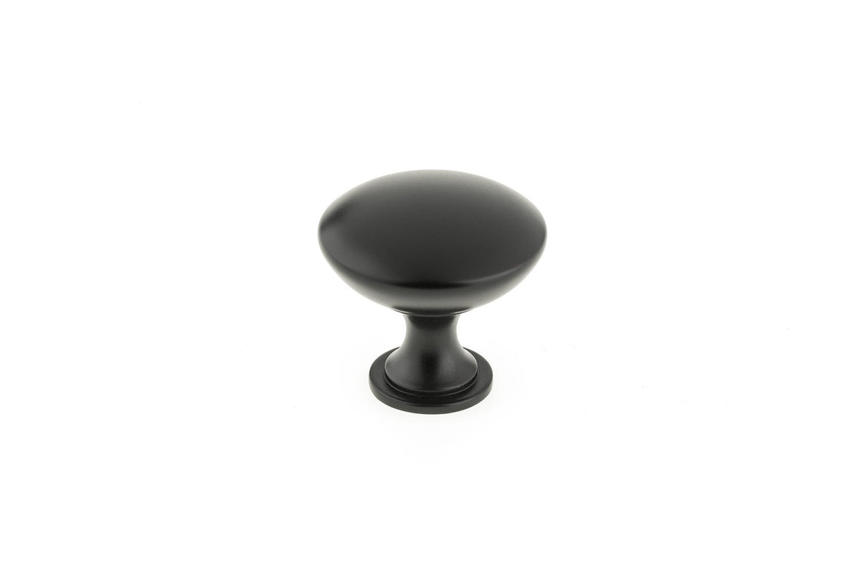 Richelieu BP2391230900: 1-3/16" Monceau Cabinet Knob - Matte Black