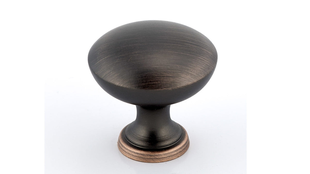 Richelieu BP2391230BORB: 1-3/16" Monceau Cabinet Knob - Brushed Oil Rubbed Bronze