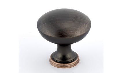 Richelieu BP2391230BORB: 1-3/16" Monceau Cabinet Knob - Brushed Oil Rubbed Bronze