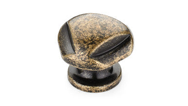 Richelieu BP2391528BB: 1-3/32" Hudson Cabinet Knob - Burnished Brass