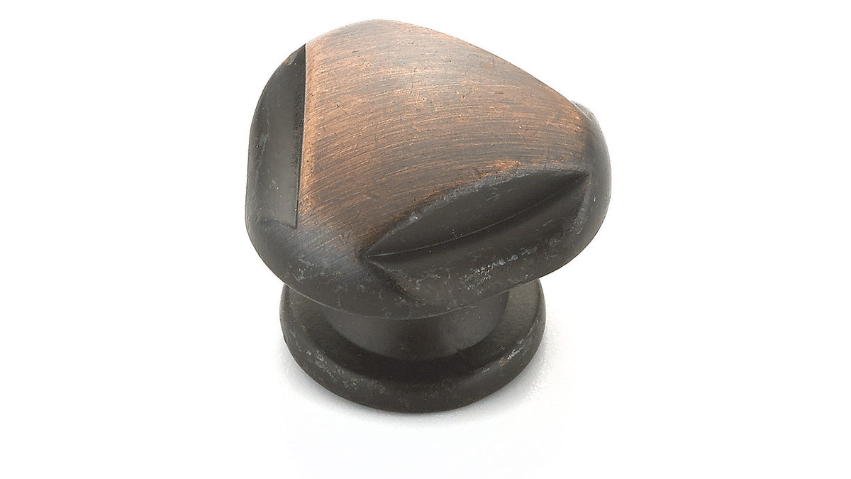Richelieu BP2391528BORB: 1-3/32" Hudson Cabinet Knob - Brushed Oil Rubbed Bronze