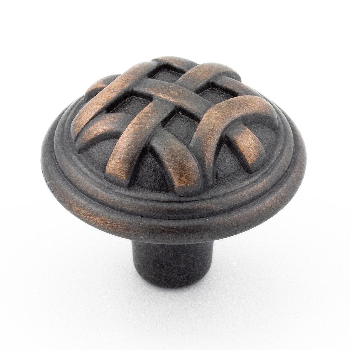 Richelieu BP2391632BORB: 1-1/4" Monceau Cabinet Knob - Brushed Oil Rubbed Bronze