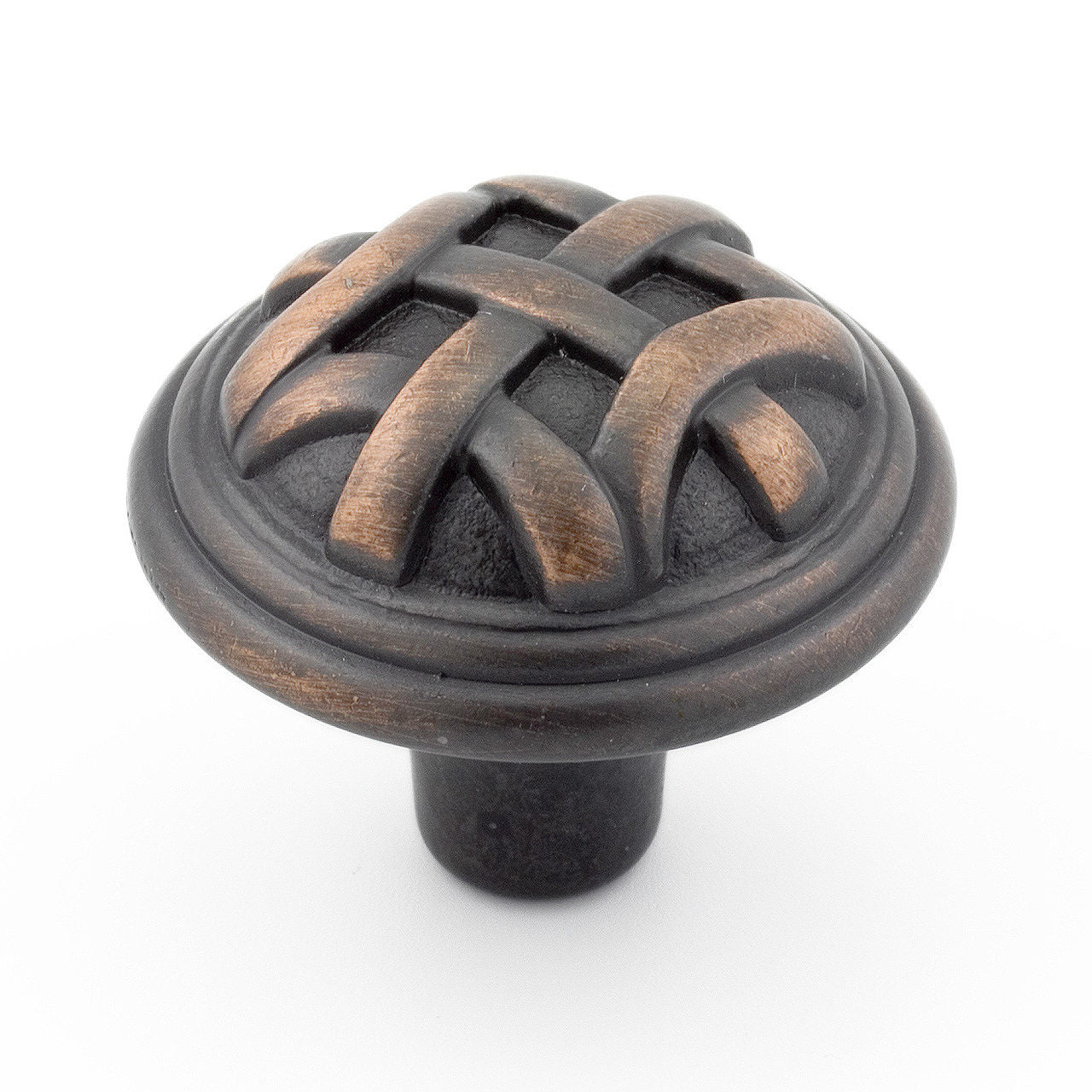 Richelieu BP2391632BORB: 1-1/4" Monceau Cabinet Knob - Brushed Oil Rubbed Bronze
