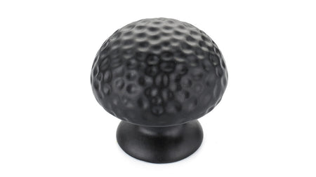 Richelieu BP2395333900: 1-5/16" Rustic Cabinet Knob - Matte Black