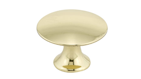 Richelieu BP2445930130: 1-3/8" Povera Cabinet Knob - Polished Brass