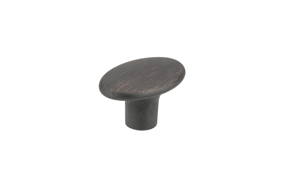 Richelieu BP256037BORB: 37mm Contemporary Cabinet Knob - Brushed Oil Rubbed Bronze