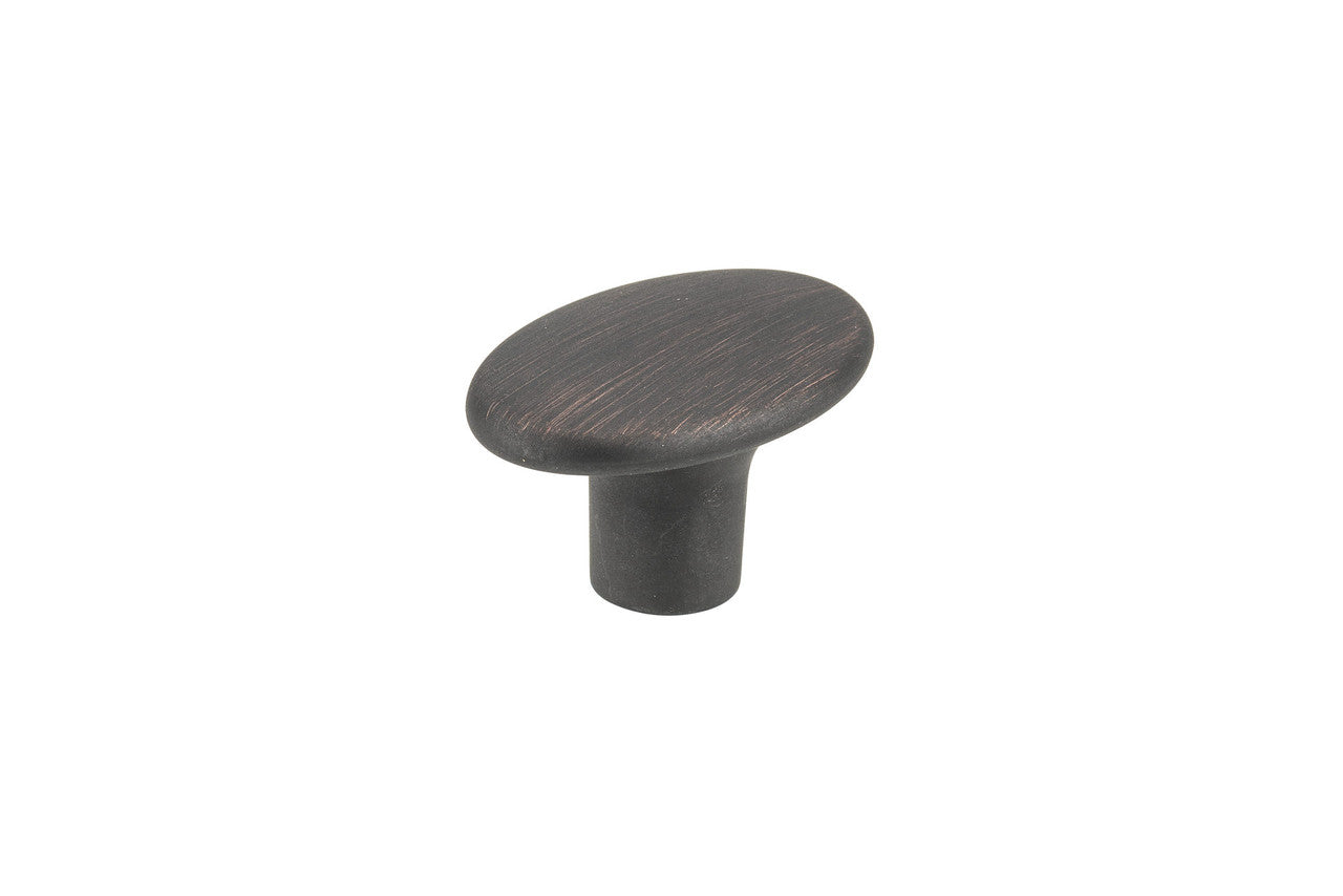 Richelieu BP256037BORB: 37mm Contemporary Cabinet Knob - Brushed Oil Rubbed Bronze