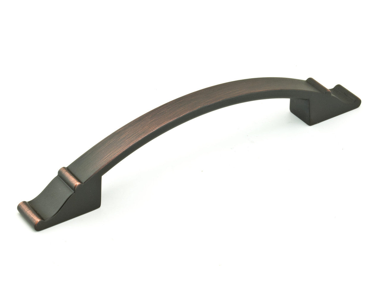 Richelieu BP2606128BORB: 128mm cc Teramo Bow Cabinet Pull - Brushed Oil Rubbed Bronze
