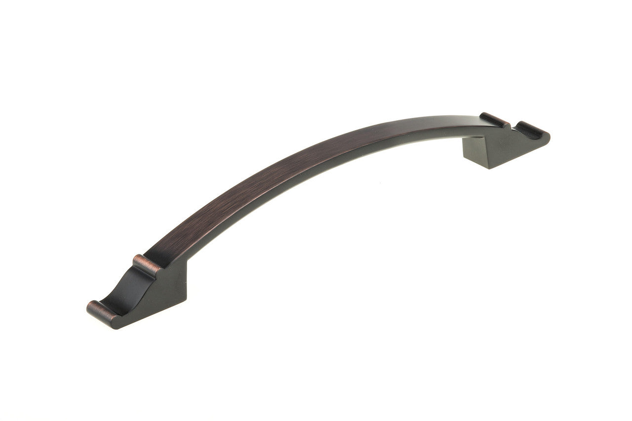 Richelieu BP2606192BORB: 192mm cc Teramo Bow Cabinet Pull - Brushed Oil Rubbed Bronze