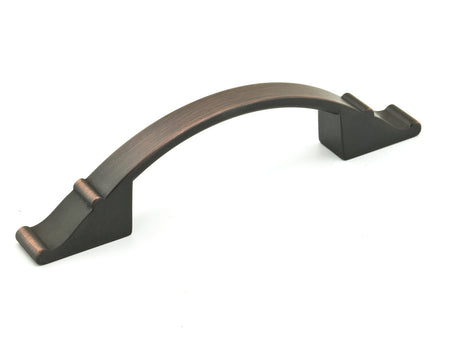 Richelieu BP260676BORB: 3" cc Teramo Bow Cabinet Pull - Brushed Oil Rubbed Bronze