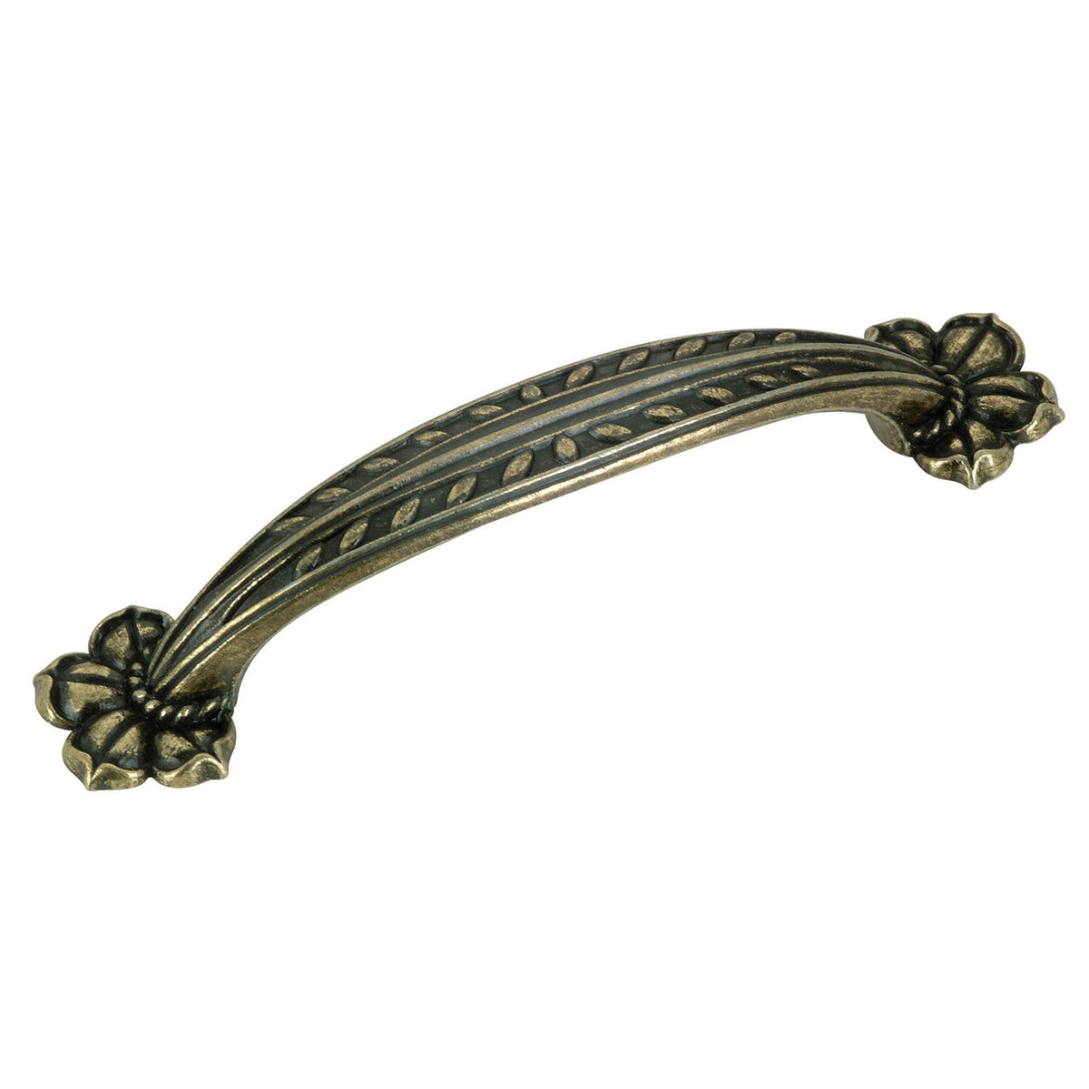 Richelieu BP26957AE: 96mm cc Provence Cabinet Pull - Antique English