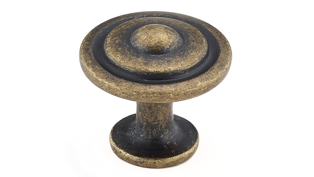 Richelieu BP2920BB: 1-1/4" Vendome Cabinet Knob - Burnished Brass