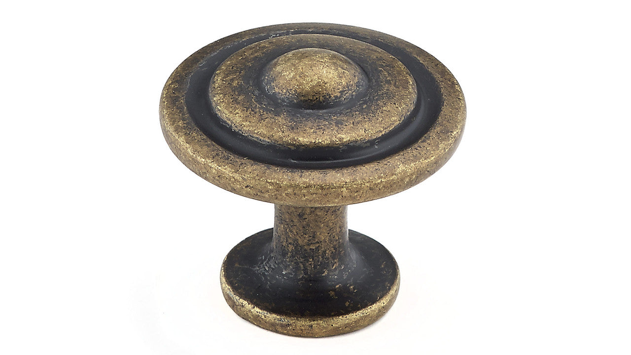 Richelieu BP2920BB: 1-1/4" Vendome Cabinet Knob - Burnished Brass