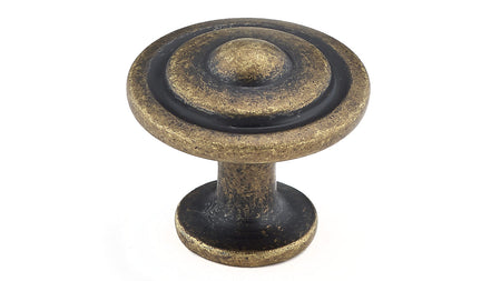Richelieu BP2920BB: 1-1/4" Vendome Cabinet Knob - Burnished Brass
