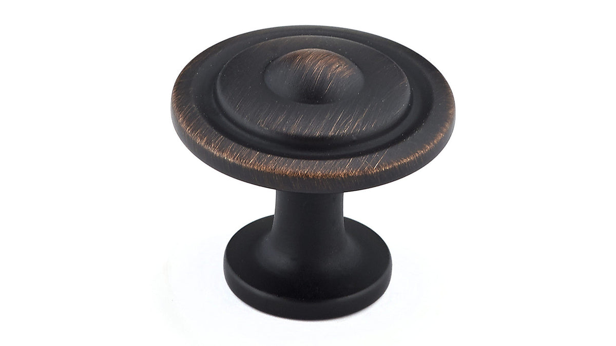 Richelieu BP2920BORB: 1-1/4" Vendome Cabinet Knob - Brushed Oil Rubbed Bronze