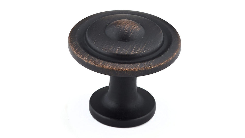 Richelieu BP2920BORB: 1-1/4" Vendome Cabinet Knob - Brushed Oil Rubbed Bronze