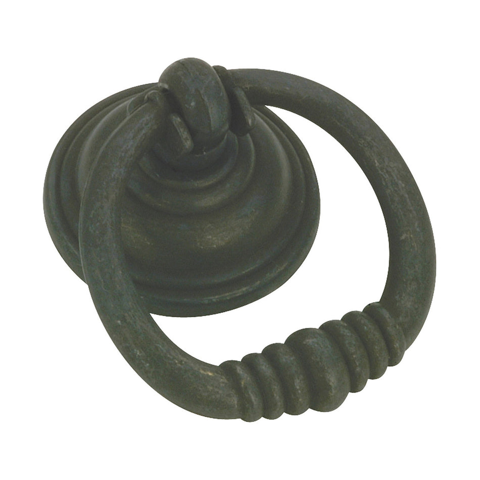 Richelieu BP30188909: 44mm Country Style Ring Cabinet Pull - Matte Black
