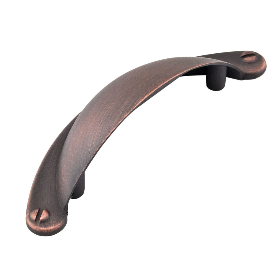 Richelieu BP30342BORB: 2-1/2" cc Sorbonne Cup Cabinet Pull - Brushed Oil Rubbed Bronze