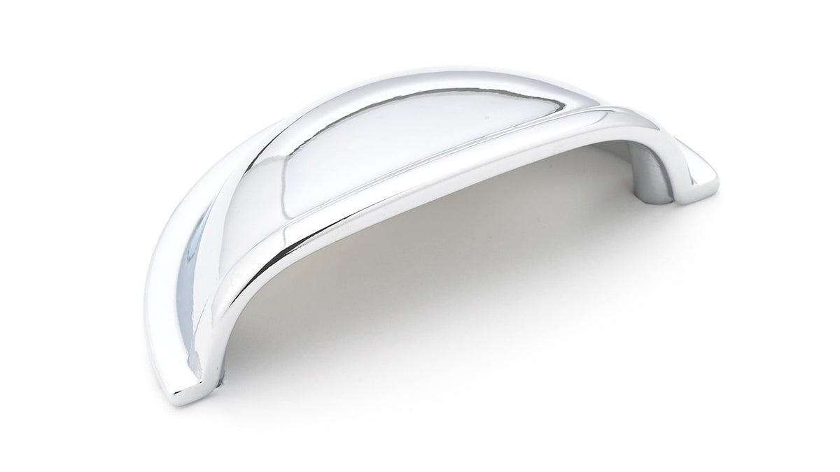 Richelieu BP30388140: 3" cc Kirkland Cup Cabinet Pull - Polished Chrome