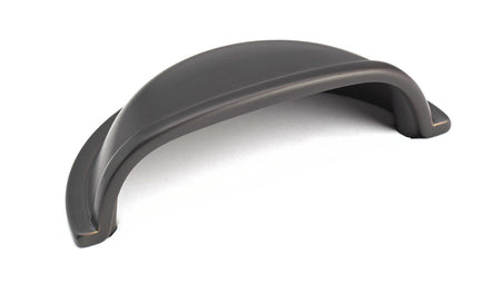 Richelieu BP30388ORB: 3" cc Kirkland Cup Cabinet Pull - Oil Rubbed Bronze