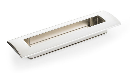 Richelieu BP310075172195: 128mm cc Recessed Cabinet Pull - Brushed Nickel