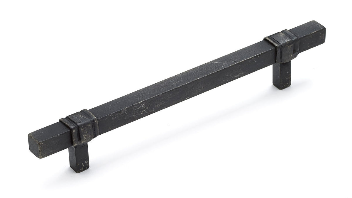 Richelieu BP33652160909: 160mm cc Industrial Forged Iron Cabinet Pull - Matte Black