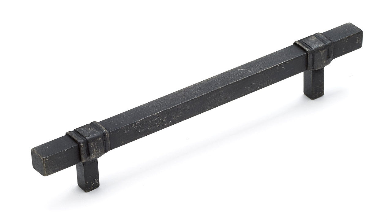 Richelieu BP33652160909: 160mm cc Industrial Forged Iron Cabinet Pull - Matte Black