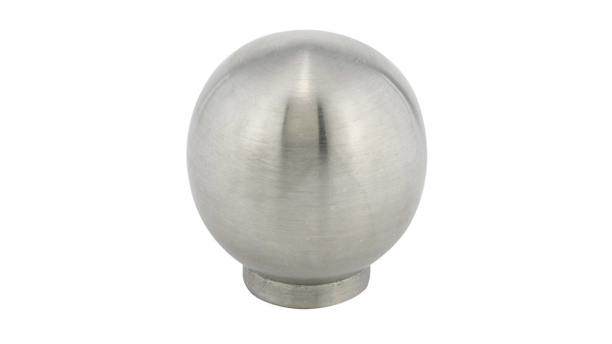 Richelieu BP34015170: 1-3/16" Benevento Cabinet Knob - Stainless Steel