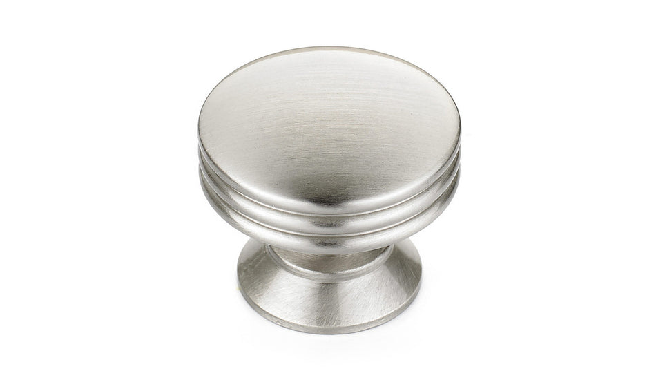 Richelieu BP356011195: 1-3/8" Renfrew Cabinet Knob - Brushed Nickel