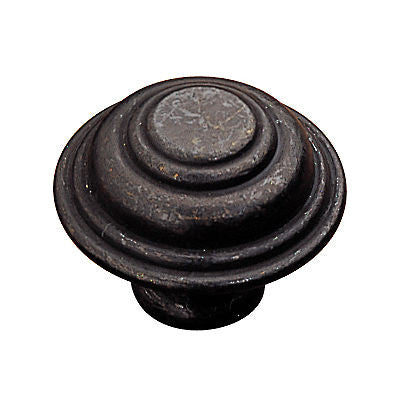 Richelieu BP37160909: 1-5/16" Provence Cabinet Knob - Matte Black