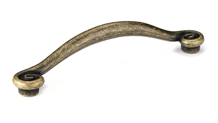 Richelieu BP410128BB: 128mm cc Vendome Cabinet Pull - Burnished Brass