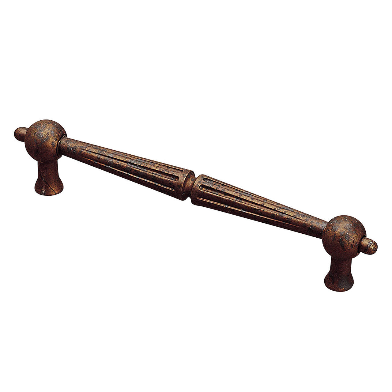 Richelieu BP43496138: 96mm cc Art Deco Cabinet Pull - Spotted Bronze