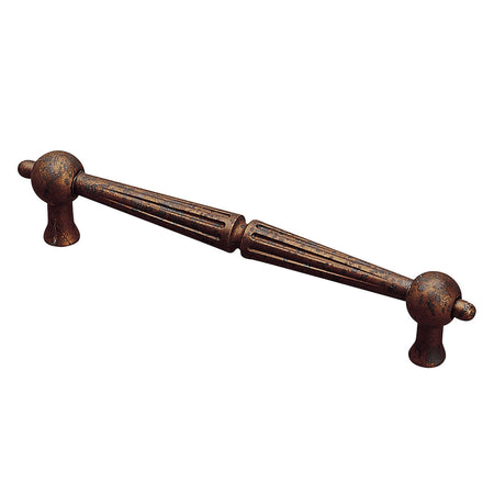 Richelieu BP43496138: 96mm cc Art Deco Cabinet Pull - Spotted Bronze