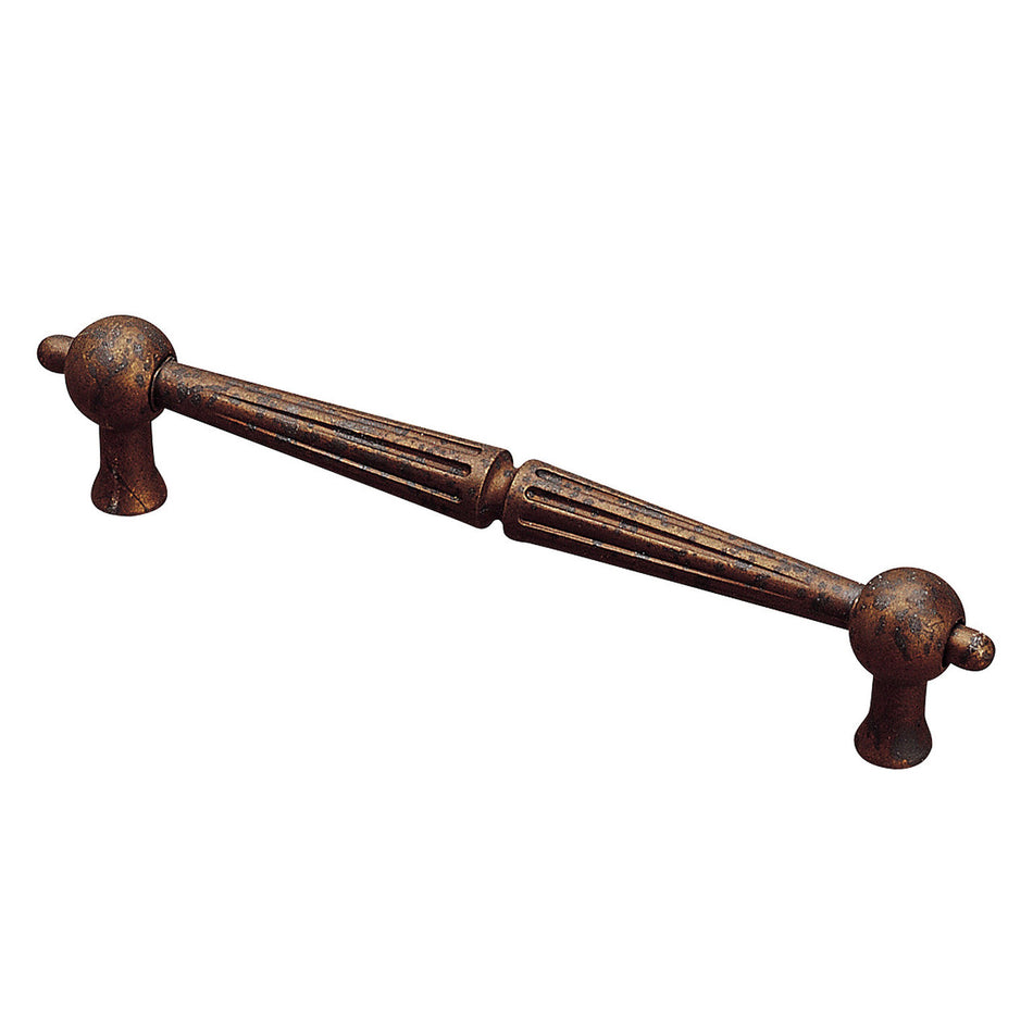 Richelieu BP43496138: 96mm cc Art Deco Cabinet Pull - Spotted Bronze