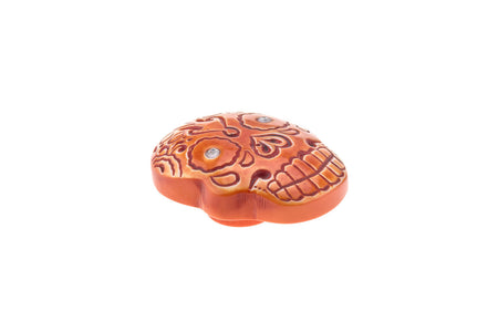 Richelieu BP44565607: 56mm Eclectic Mask Cabinet Knob - Orange